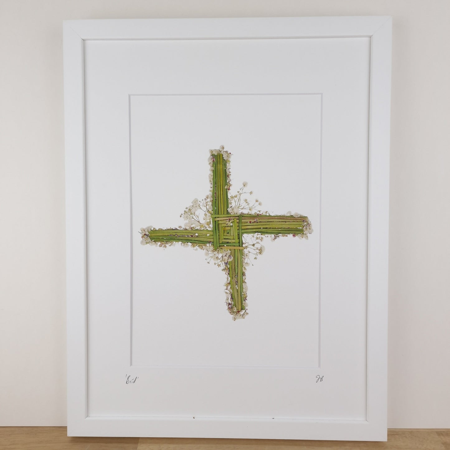SIÓG Botanicals Product 12" x 16" Framed Print 'Brid' Saint Brigid Art Print