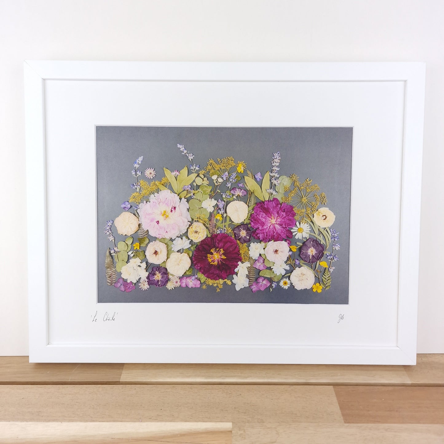SIÓG Botanicals 16" x 12" Framed Print 'Le Chéile' Flower Art Print