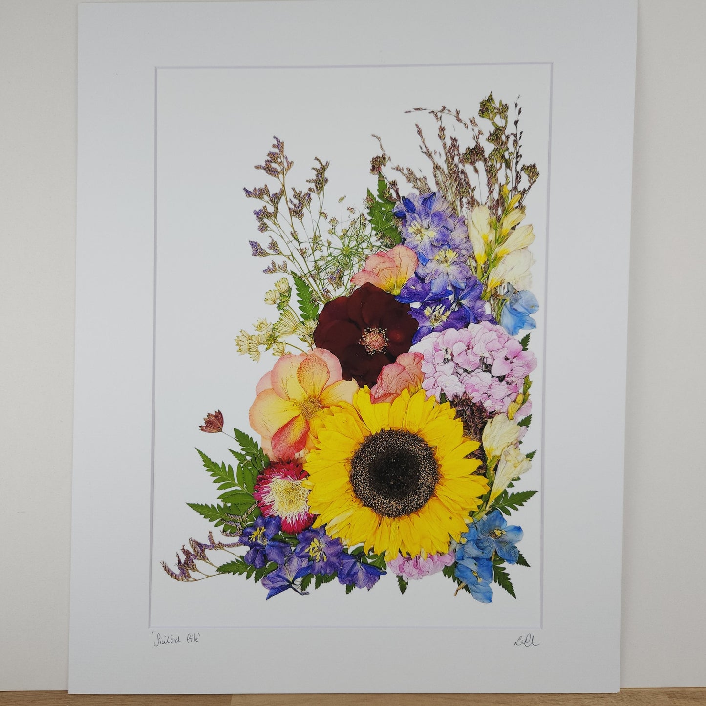 SIÓG Botanicals A4 Unframed 'Siúlóid Eile' Sunflower Art Print