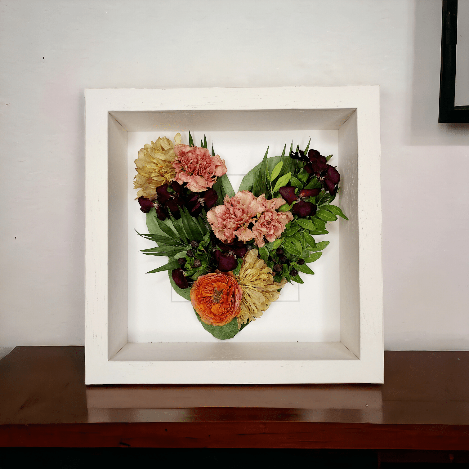 SIÓG Botanicals Heart 3D Flower Art: Bridal Party Add-On