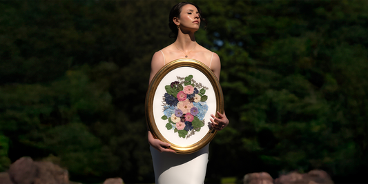 A Tiny Bloom to Treasure Forever: Our New Pressed Flower Bridal Necklace