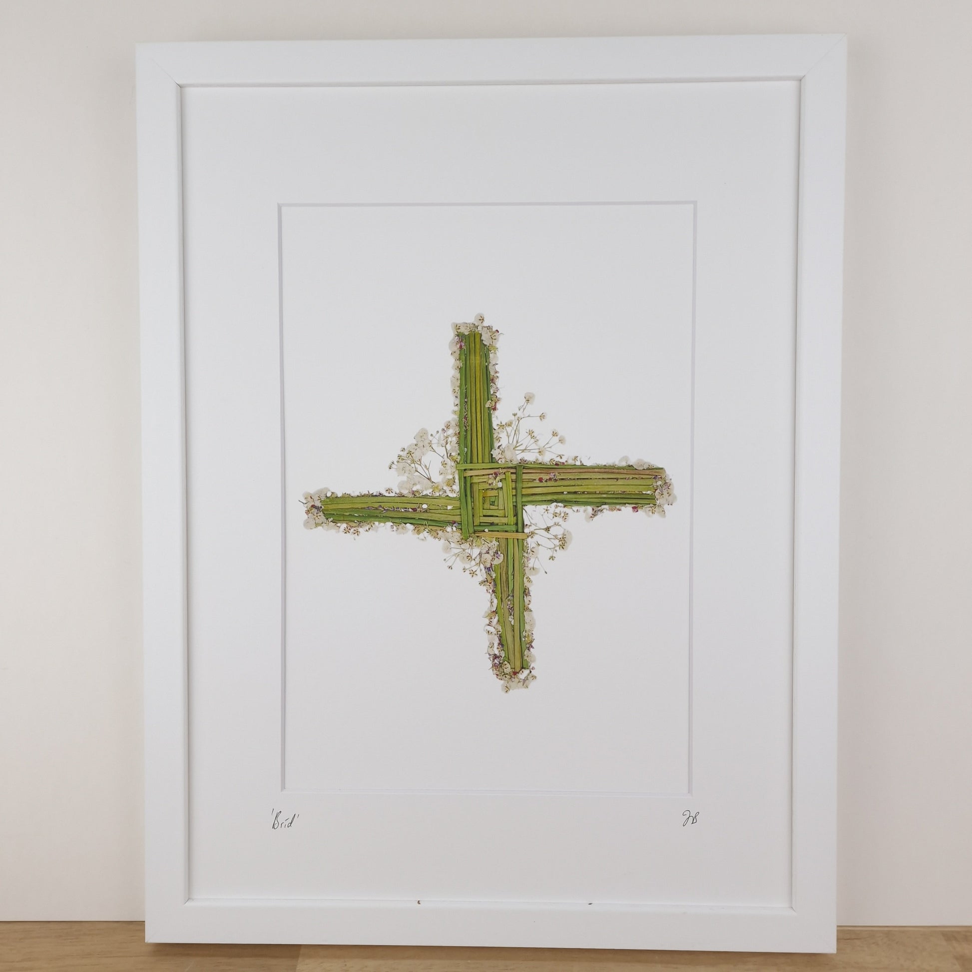 SIÓG Botanicals Product 12" x 16" Framed Print 'Brid' Saint Brigid Art Print