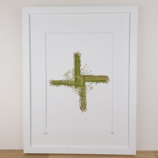 SIÓG Botanicals Product 12" x 16" Framed Print 'Brid' Saint Brigid Art Print