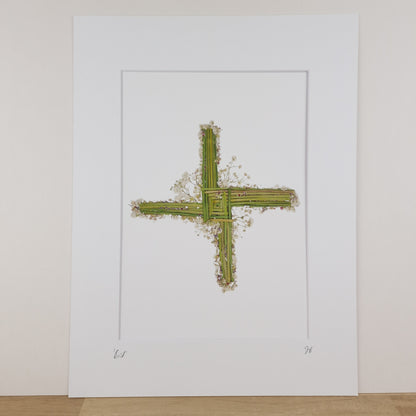 SIÓG Botanicals Product 12" x 16" Mounted Print 'Brid' Saint Brigid Art Print