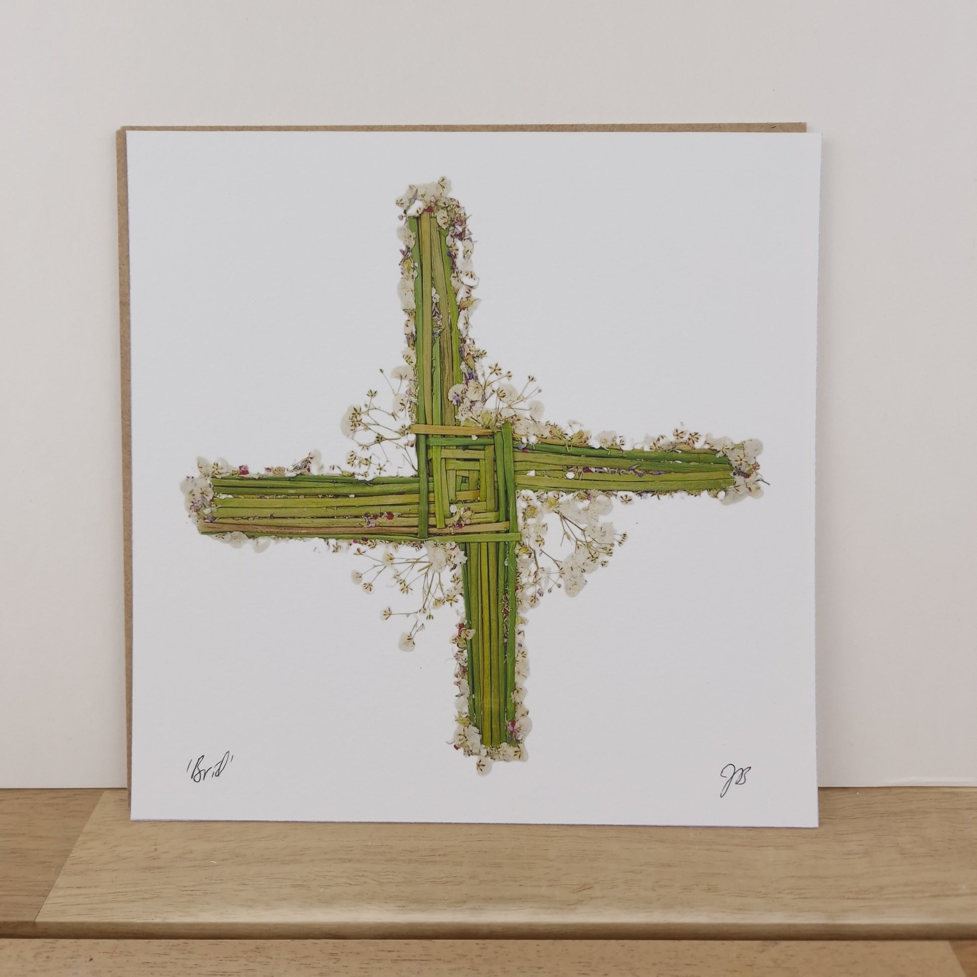 SIÓG Botanicals Product 8" x 8" Print Only 'Brid' Saint Brigid Art Print