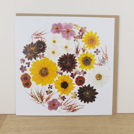 SIÓG Botanicals 'An Fómhar' Autumn Flower Greeting Card
