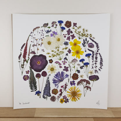 SIÓG Botanicals 'An Samhradh' Summer Flower Art Print