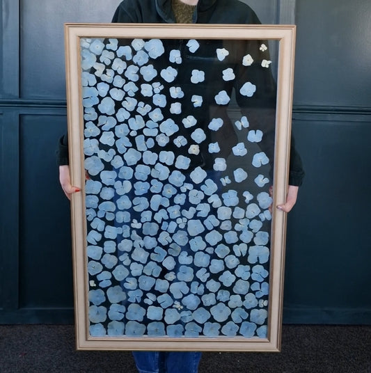 SIÓG Botanicals Antique Gold & Cream €1420 (€1170 after deposit) 'Abstract in Double Glass' (24" x 40" / 60cm x 100cm)