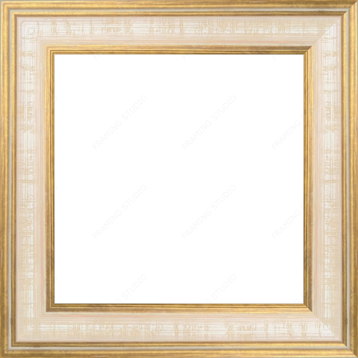 SIÓG Botanicals Antique Gold & Cream Frame/ Double Glass €960 (€710 after deposit) Eternal Elegance Pressed (24" x 24" / 60cm x 60cm)