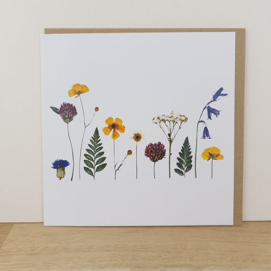 SIÓG Botanicals 'Bláthanna dúchasacha' Native Flowers Greeting Card