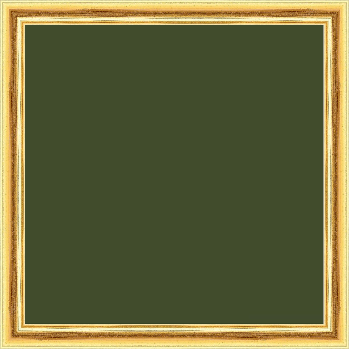 SIÓG Botanicals Gold Frame/ Green Signature Pressed Wedding Bouquet (16"x20" / 40cm x 50cm)