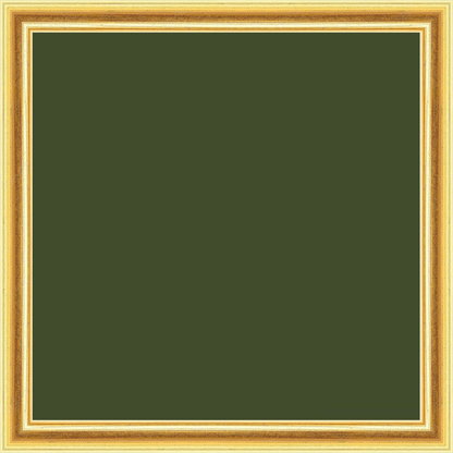 SIÓG Botanicals Gold Frame/ Green Signature Pressed Wedding Bouquet (16"x20" / 40cm x 50cm)