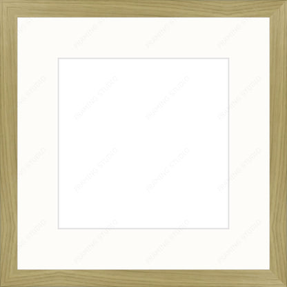 SIÓG Botanicals Oak Frame/ Ivory Signature Pressed Wedding Bouquet (16"x20" / 40cm x 50cm)