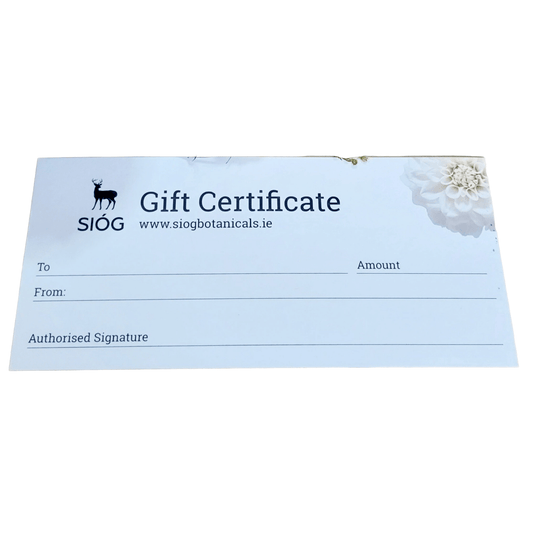 SIÓG Botanicals Gift Cards SIÓG Gift Certificate