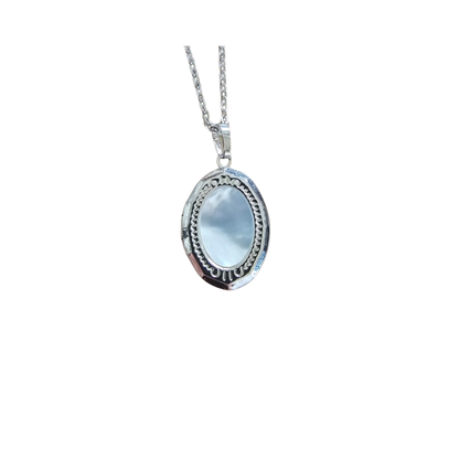 SIÓG Botanicals The Memorial Locket – Custom Photo & Real Irish Forget-Me-Not