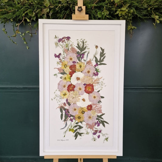 SIÓG Botanicals White Frame €800 (€550 after deposit) 'Traditional Portrait' (24" x 40" / 60cm x 100cm)