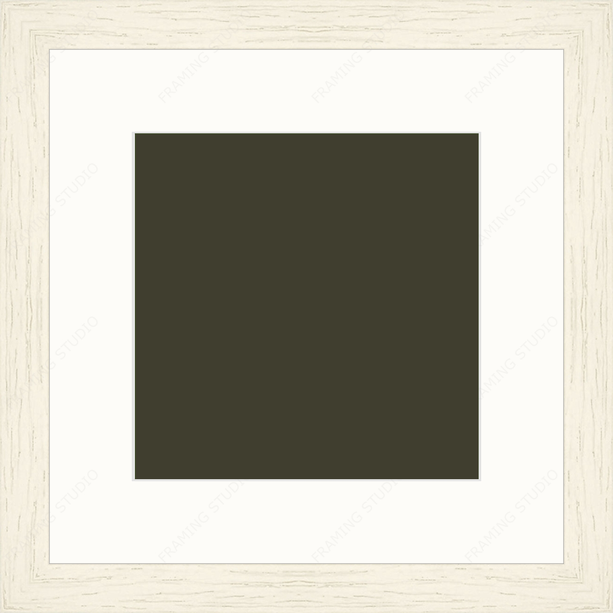 SIÓG Botanicals White Frame/ Charcoal Pressed Floral Keepsake (12" x 16" / 30cm x 40cm)