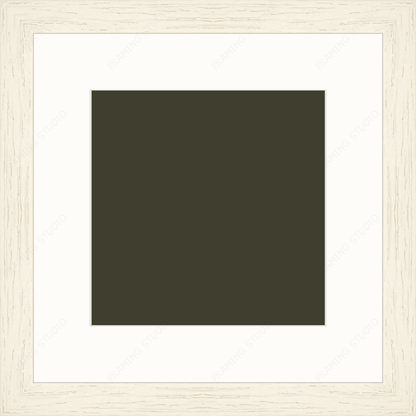 SIÓG Botanicals White Frame/ Charcoal Pressed Floral Keepsake (12" x 16" / 30cm x 40cm)